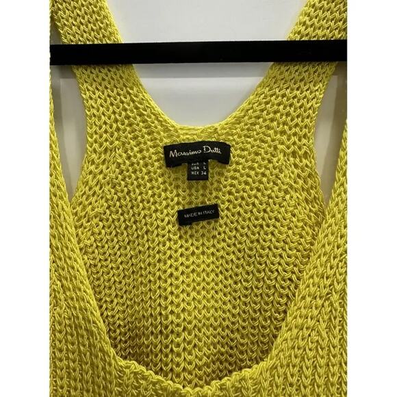 Massimo Dutti Knitted Silk Tank – Size L (Like New) - Picture 2 of 4